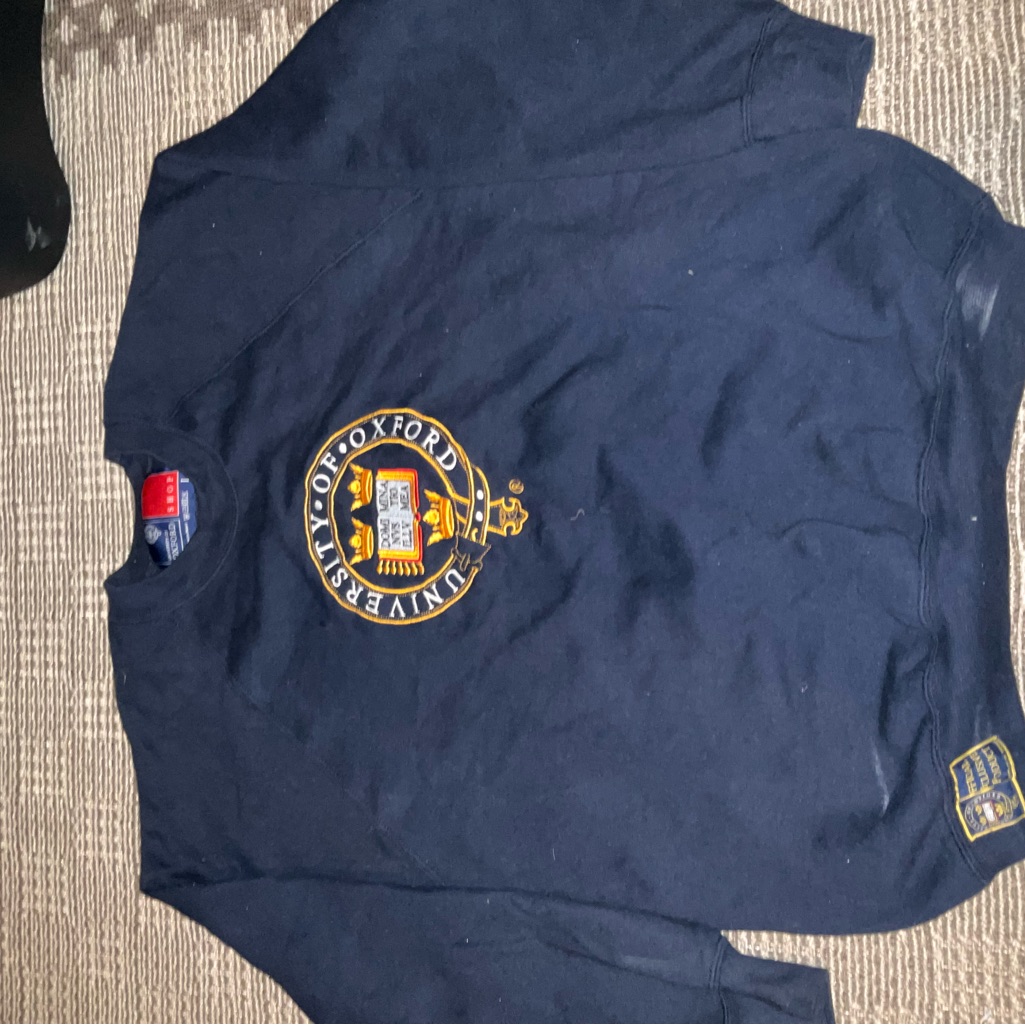Oxford University Navy Sweatshirt